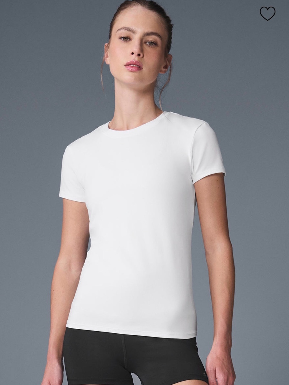 ALO Yoga Alosoft Finesse Tee - White
